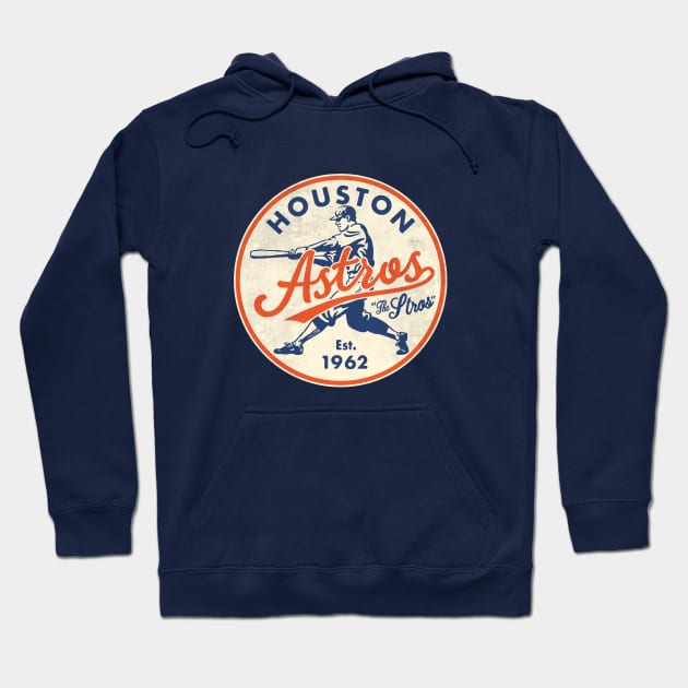 Old Style Houston Astros by Buck Tee Hoodie by Buck Tee